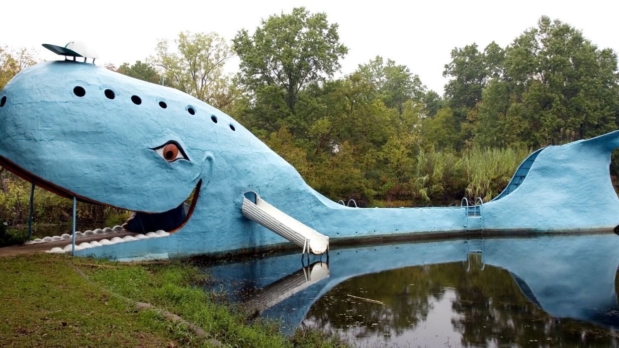 A history of Route 66's famous Blue Whale – and the outlaw Blue Duck