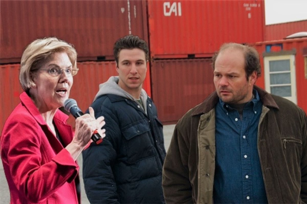 Elizabeth Warren Gets Her Norma Rae On. You Know, For A Change