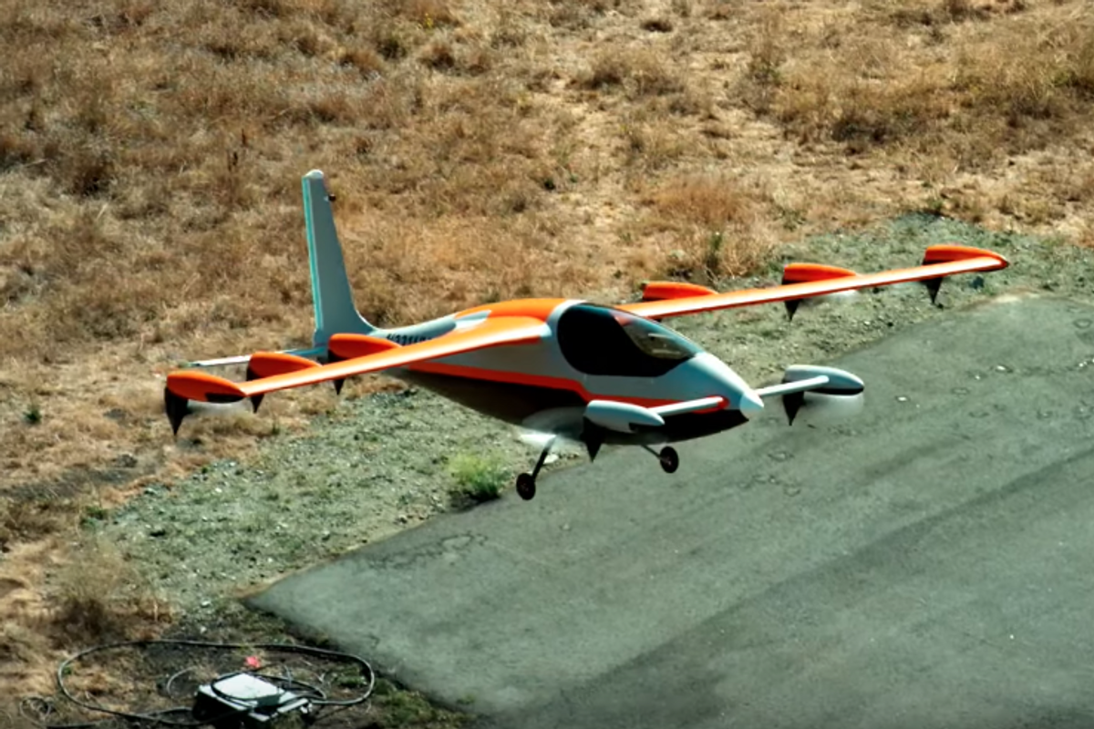 Kitty Hawk Heaviside electric plane