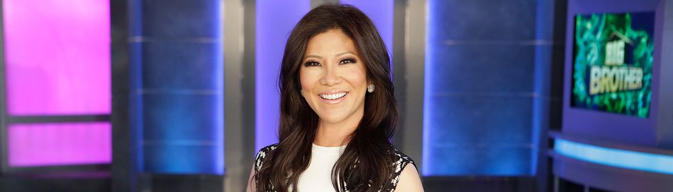 Julie Chen on Big Brother set