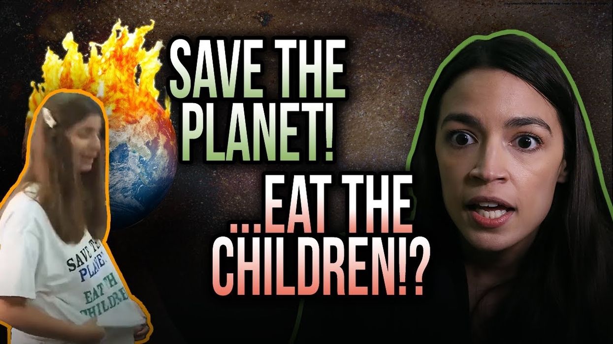 Crazy, or 'genius' troll? AOC voter wants to 'eat babies' and children to save the planet