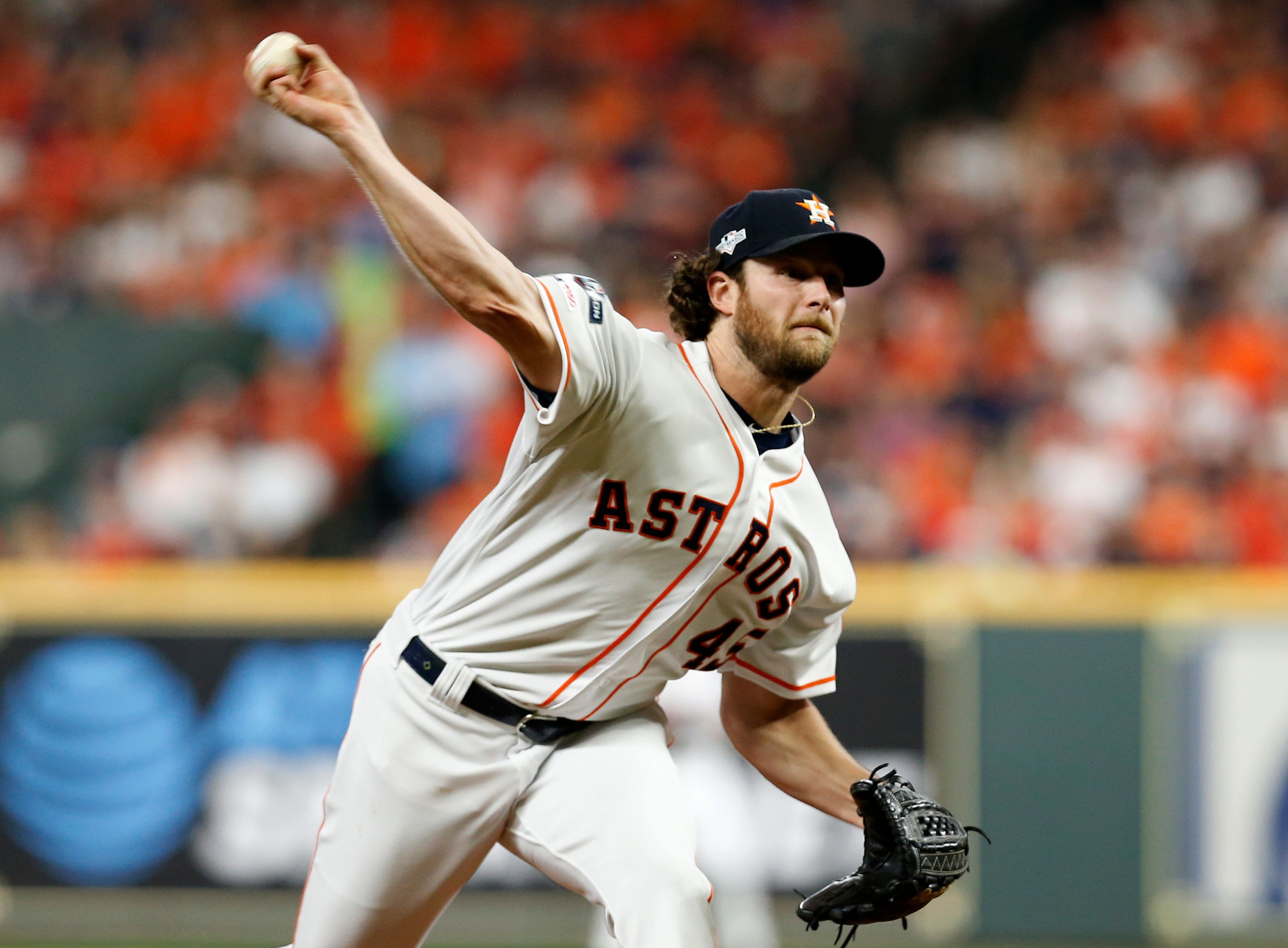 Gerrit Cole Pitching