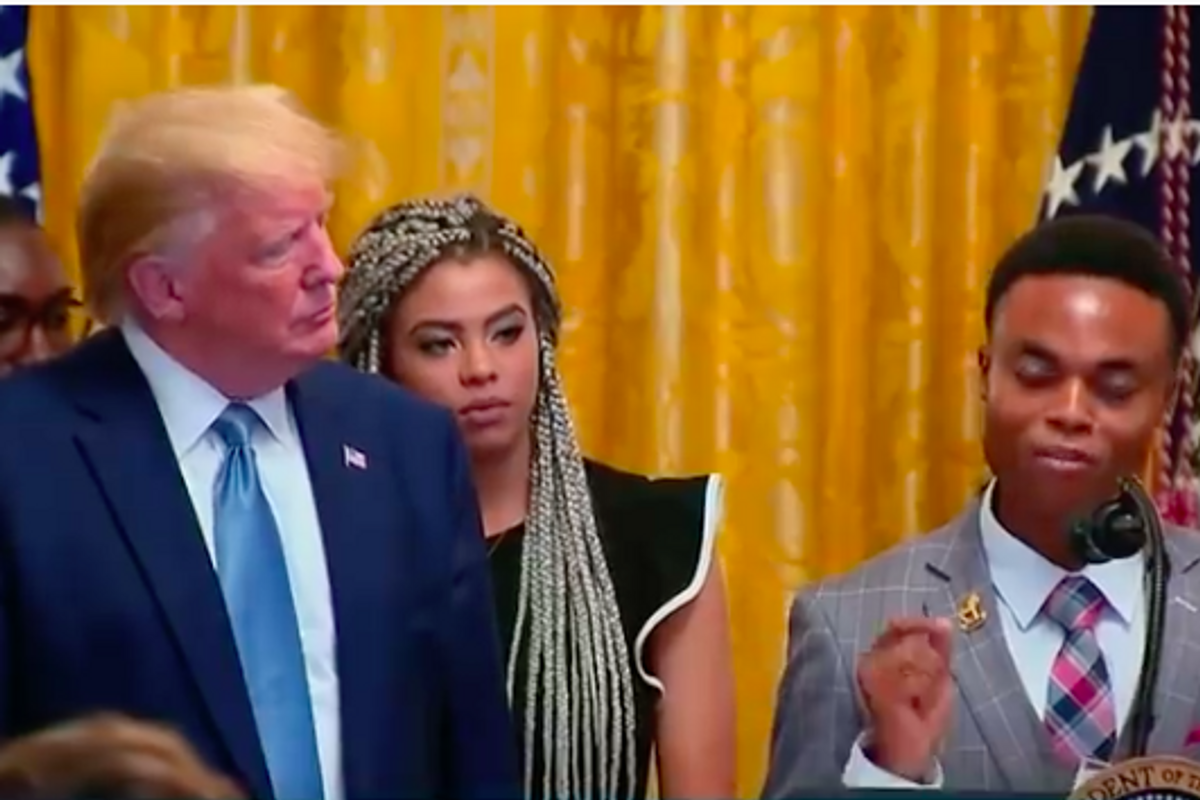 Young Black Conservatives Follow Candace Owens Up Donald Trump's Racist Ass