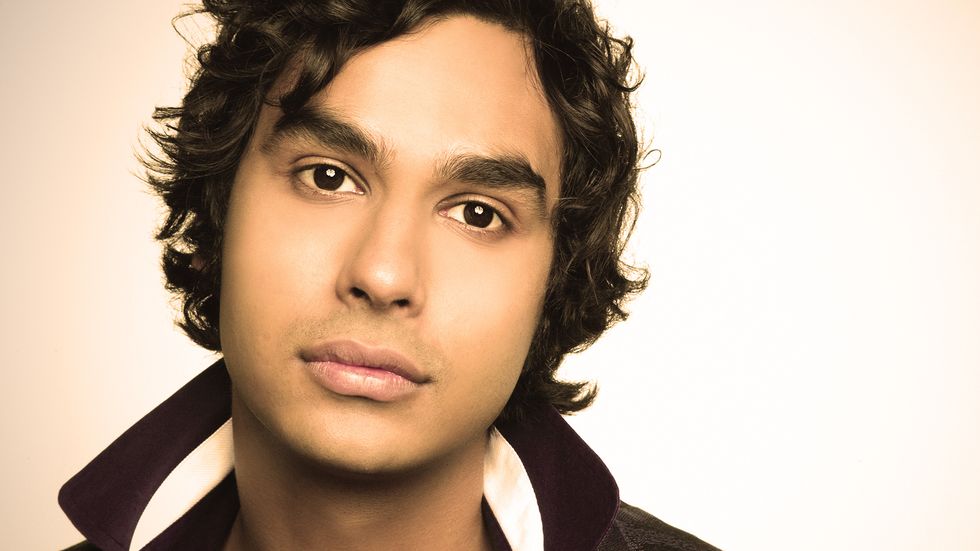 Kunal Nayyar looks deep into camera