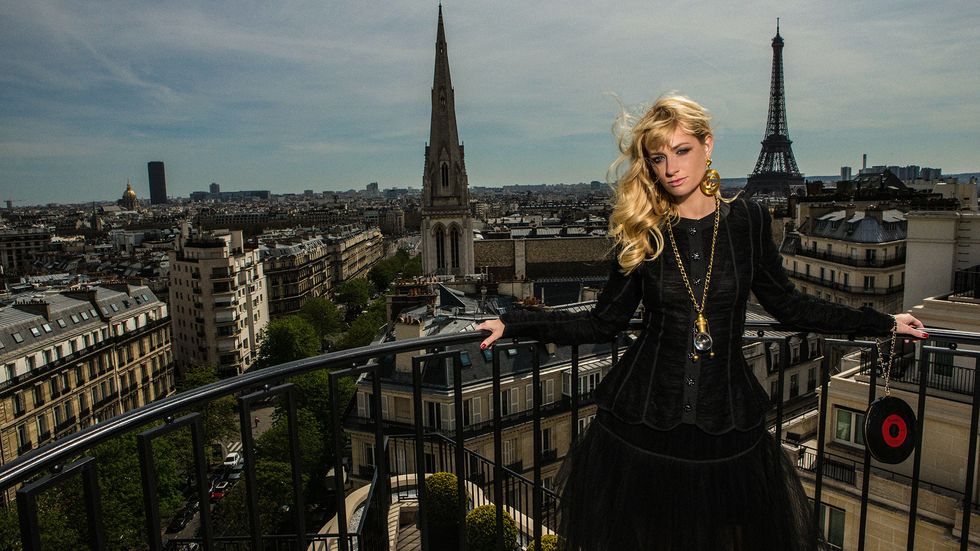 Beth Behrs in Paris