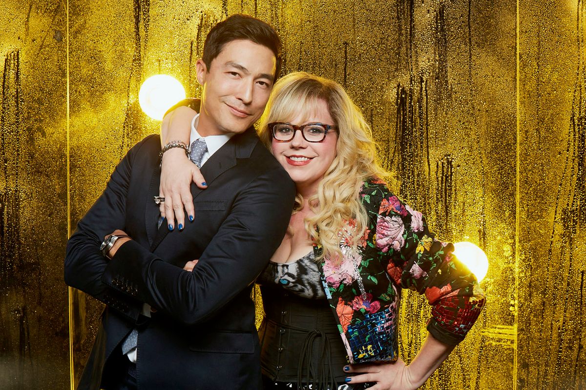 Daniel Henney and Kirsten Vangsness of Criminal Minds smiling