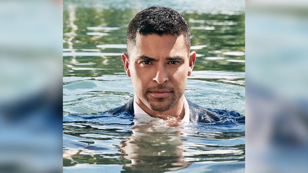 Wilmer Valderrama in the pool