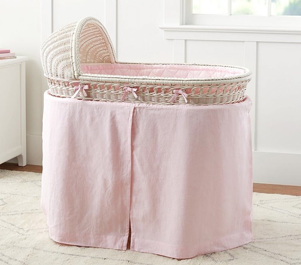 pottery barn oval crib