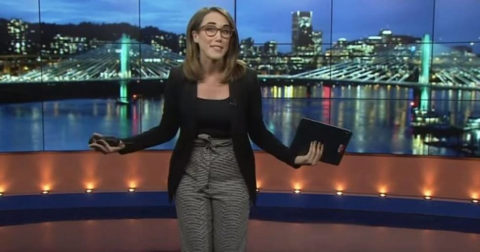 Fed up news anchor had the best response to a man who told her to dress ‘like a normal woman’