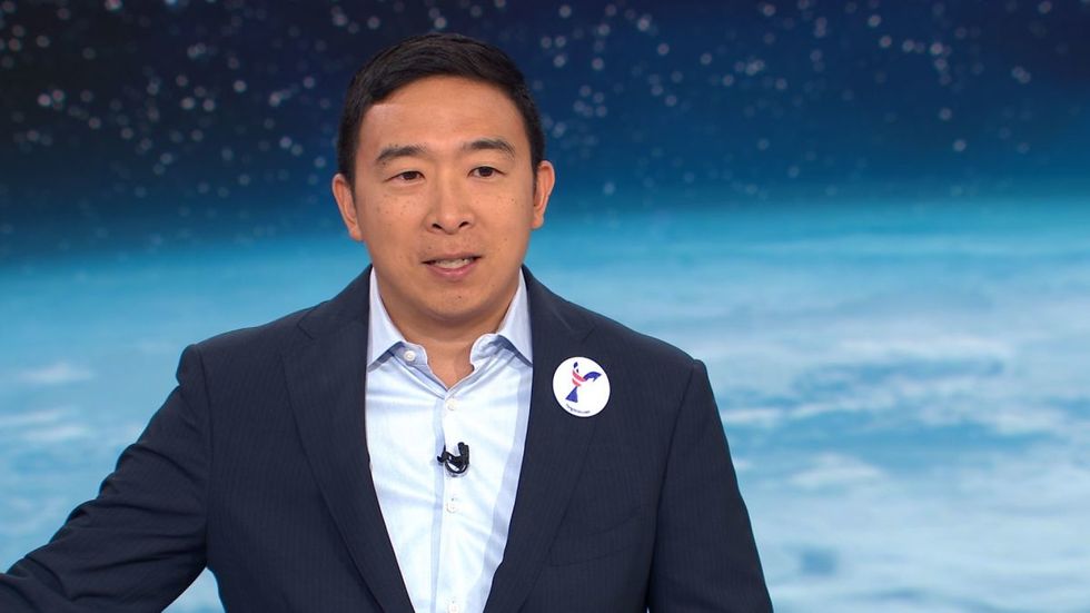 Andrew Yang at the CNN Debate