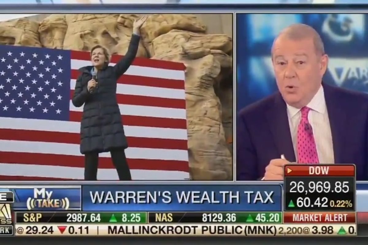 Now Stuart Varney's Gone And Made An Elizabeth Warren Campaign Ad, Too!