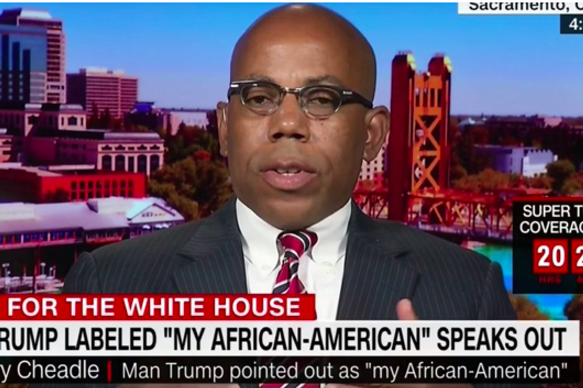 Trump Loses His African-American, Now Down To A Mismatched Burlap And Pebble