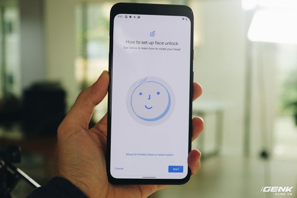 Google Pixel 4 face unlock