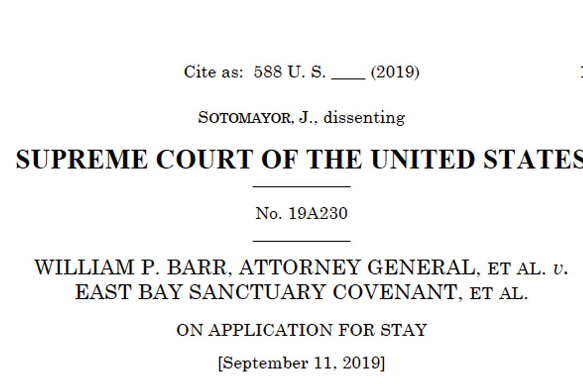 Supreme Court Did Thing Again. It Was Not A Good Thing