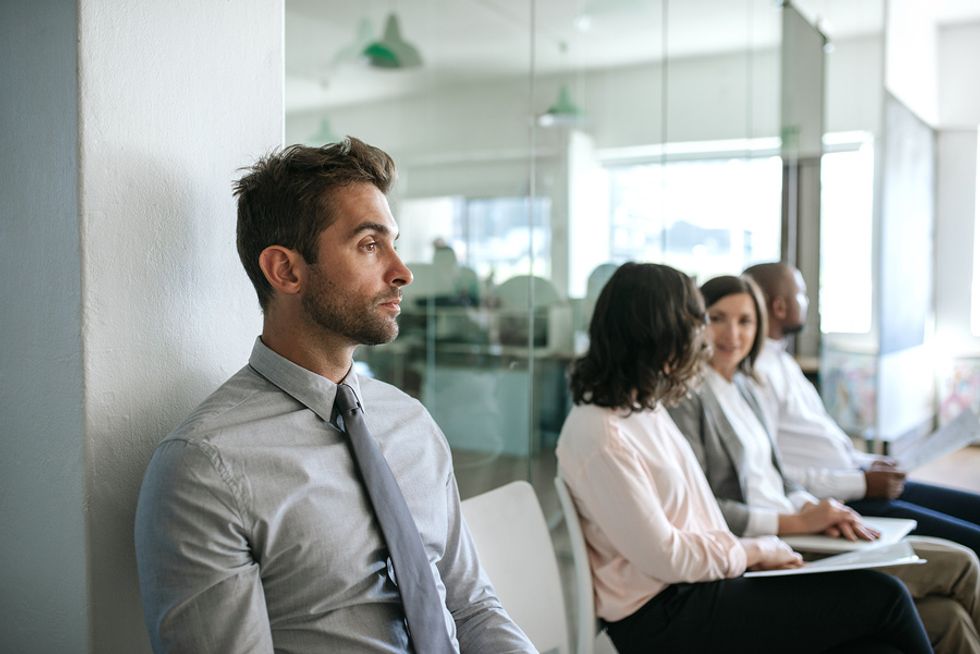 Man using tips for introverts before a job interview