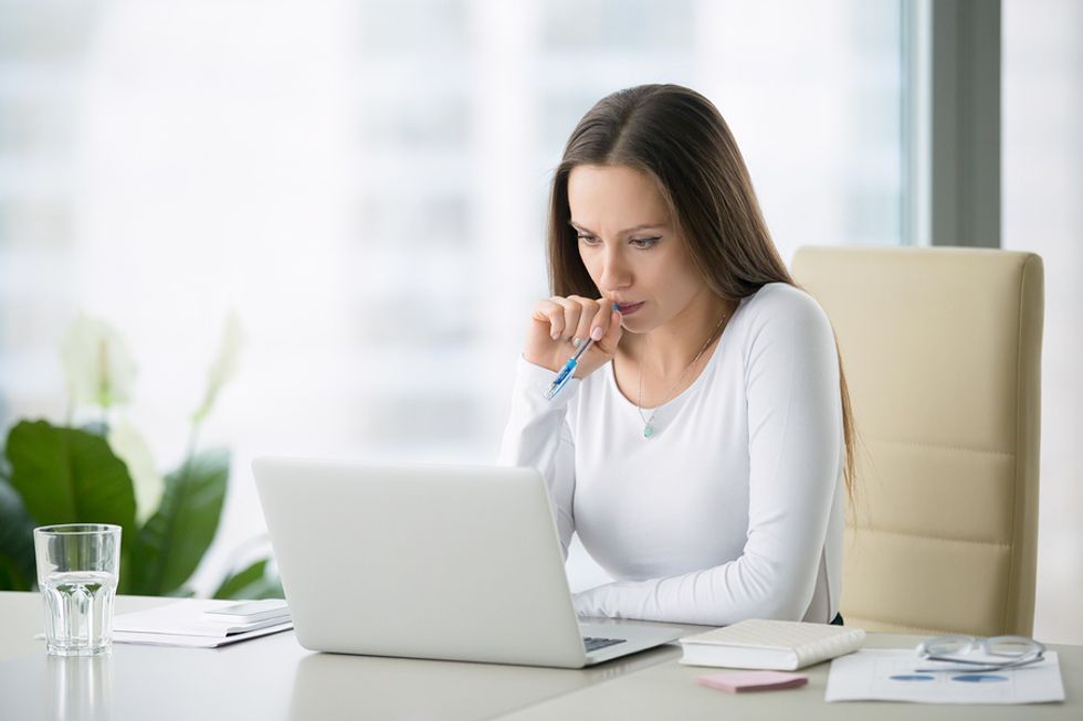 Woman uses tips for introverts after a job interview