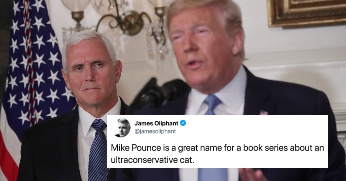 Trump Called Mike Pence 'Mike Pounce' During Bizarre GOP Retreat Speech, And That's Exactly What Twitter Did