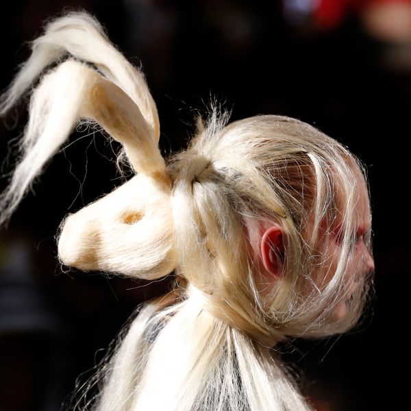 Animal Heads Are the Strangest Hair Trend From NYFW