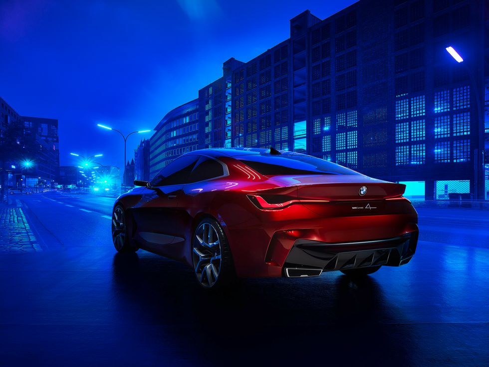 BMW Concept 4 rear back exhaust side wheels trunk