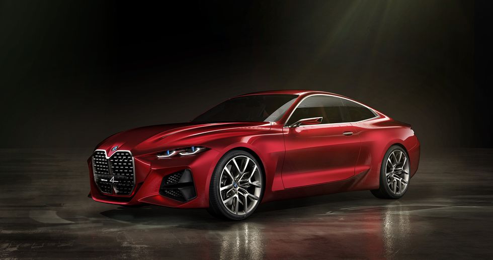 BMW Concept 4 front face side wheels