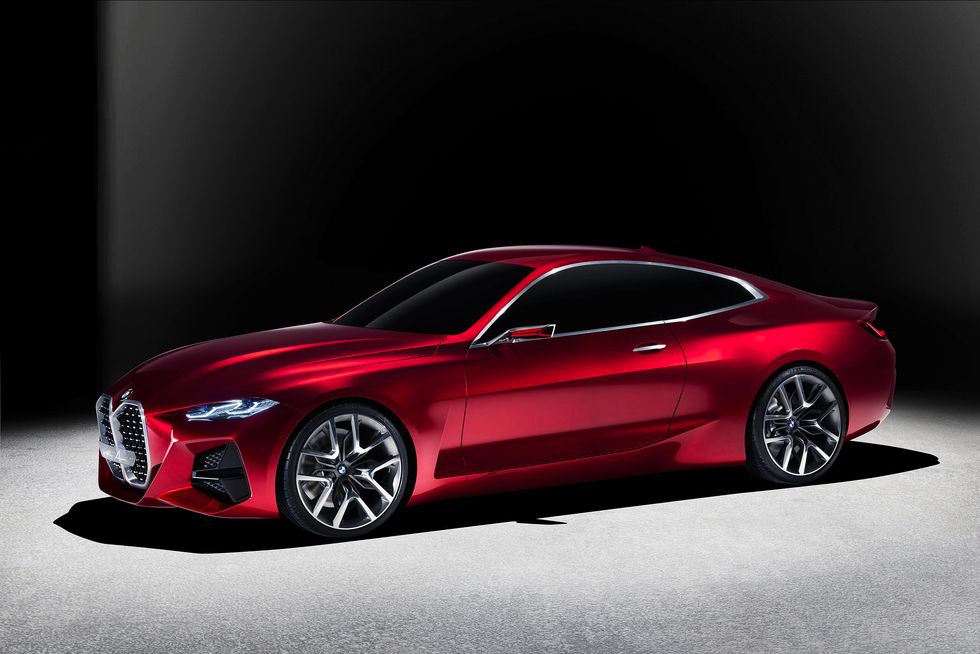 BMW Concept 4 front face side wheels