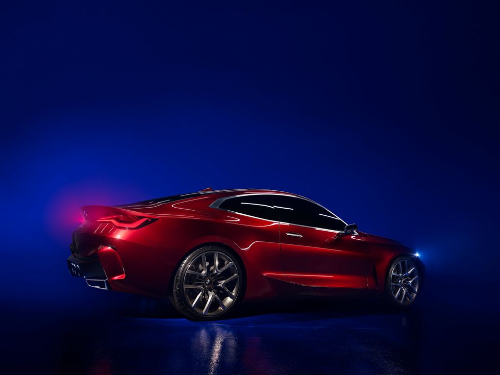 BMW Concept 4 front face side wheels