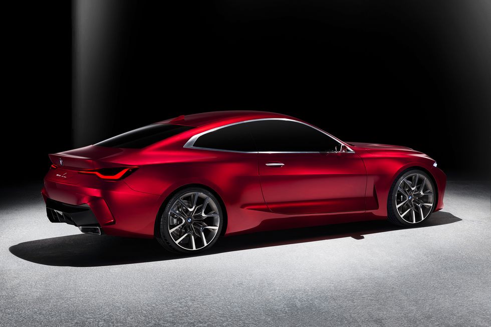 BMW Concept 4 rear back exhaust side wheels trunk