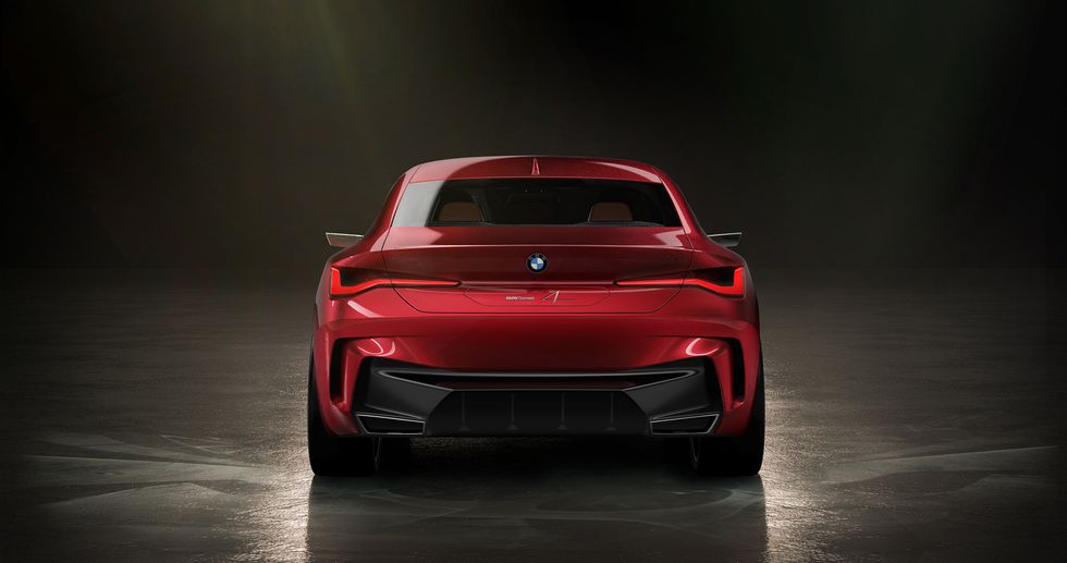 BMW Concept 4 rear back exhaust side wheels trunk