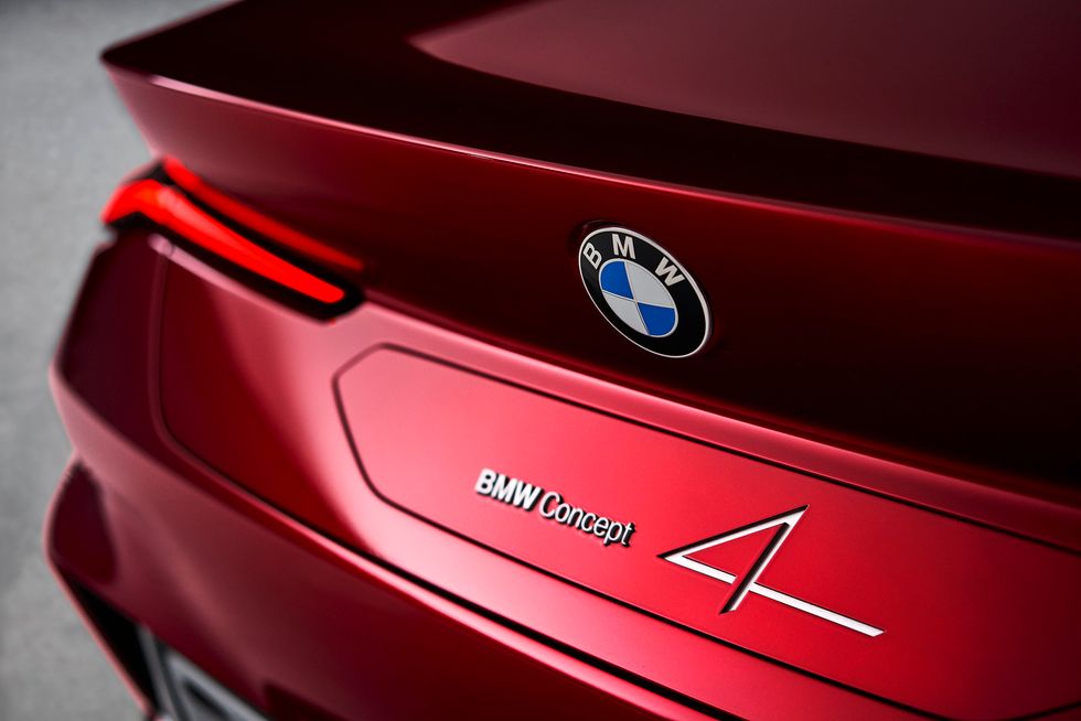 BMW Concept 4 trunk rear back