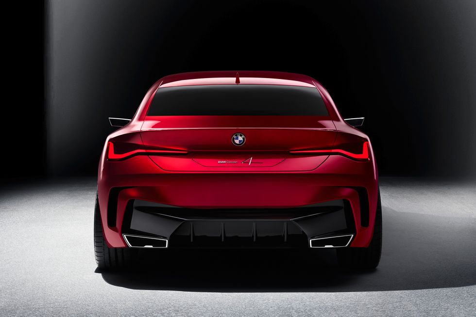 BMW Concept 4 rear back exhaust side wheels trunk