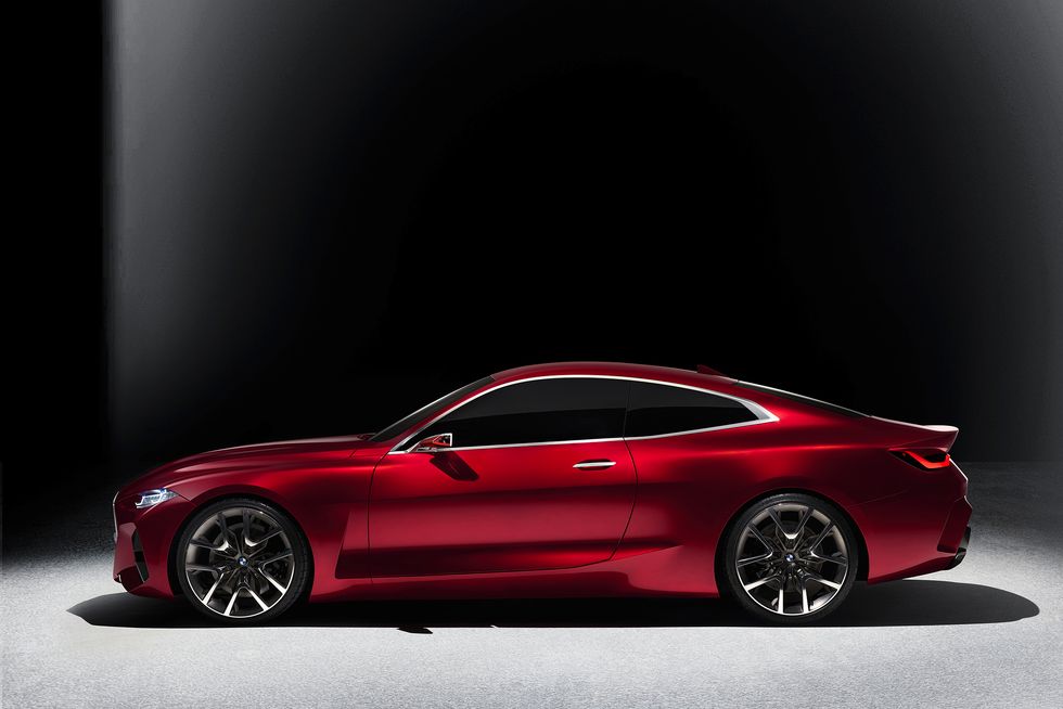BMW Concept 4 side red wheels