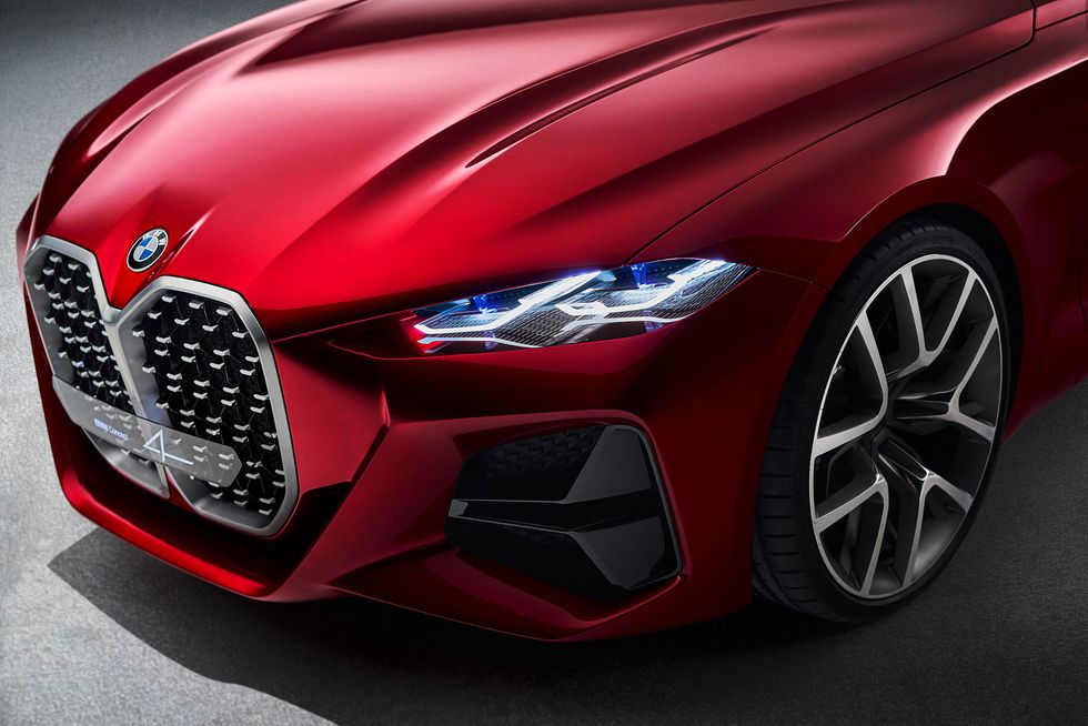 BMW Concept 4 lights LED grille