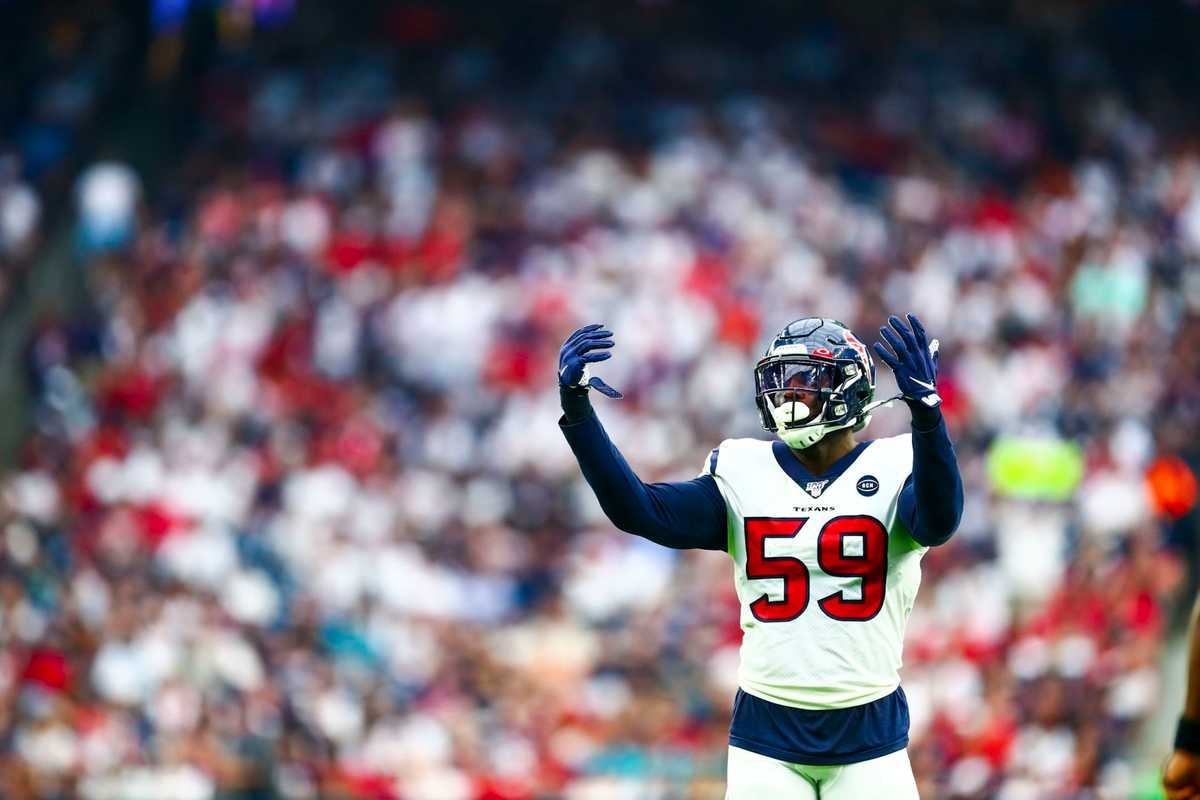 Texans Whitney Mercilus and Jadeveon Clowney