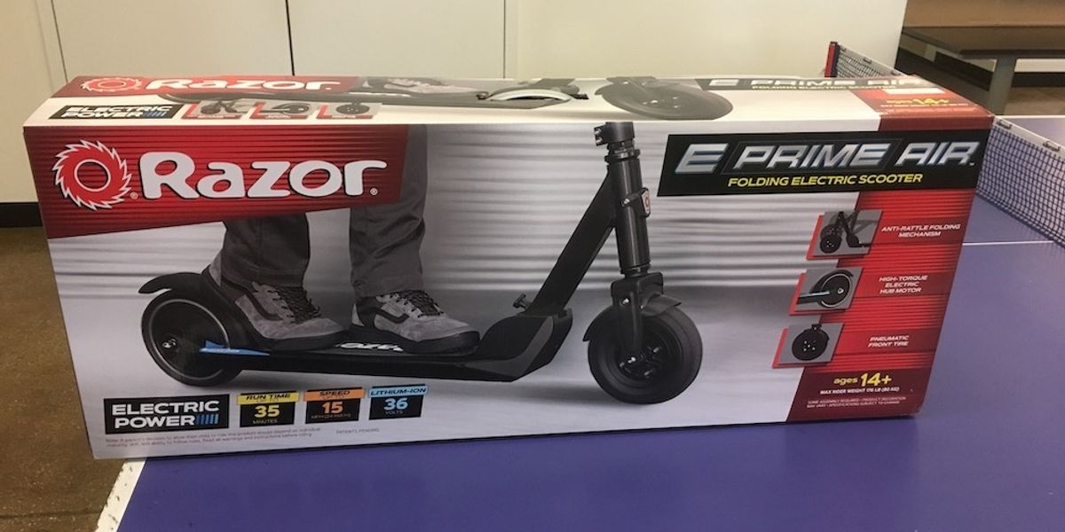 Review Razor E Prime Air Electric Scooter is fast and slim Gearbrain