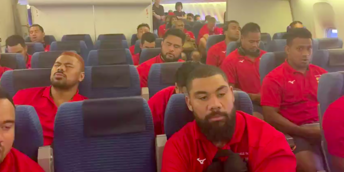 Tongan Rugby Team Entertains Flight By Bursting Into Song On Their Way To World Cup