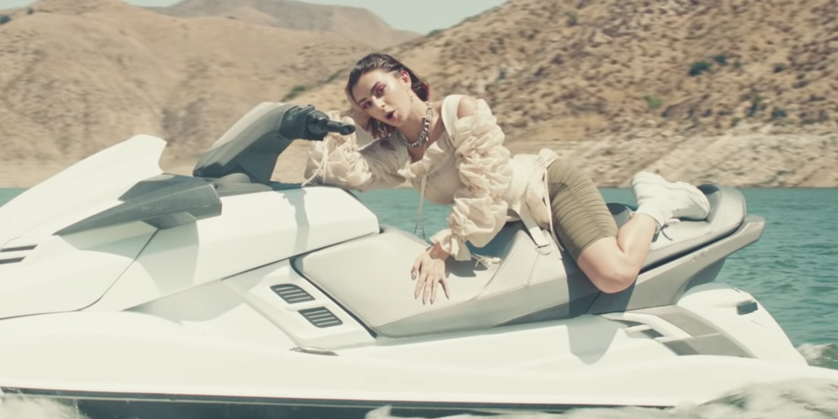 Charli XCX Balancing on a Jet Ski in '2099' Is Gay Rights