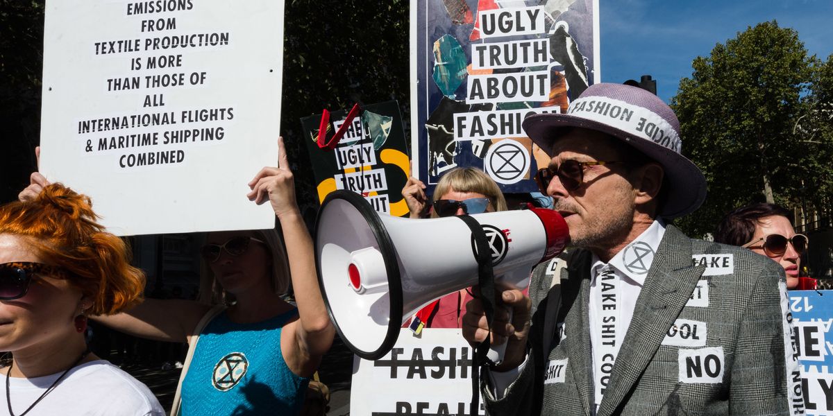 London Fashion Week Marked by a Funeral for the Earth