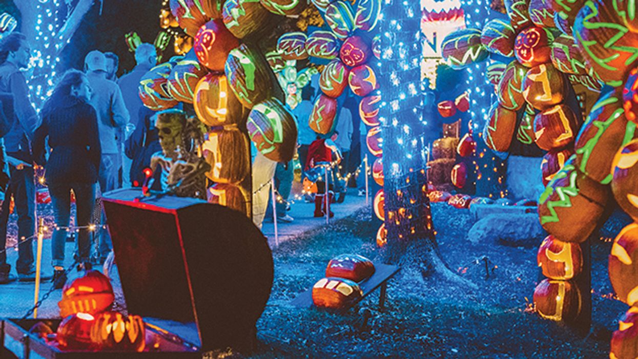 You can walk a trail lined with 3,000 jack-o-lanterns in Texas this Halloween