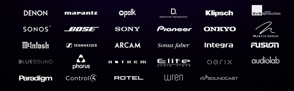 Audio companies compatible with Amazon Music HD