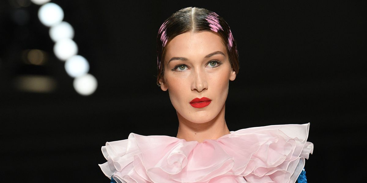 See Bella Hadid as a Glam Clown at Moschino