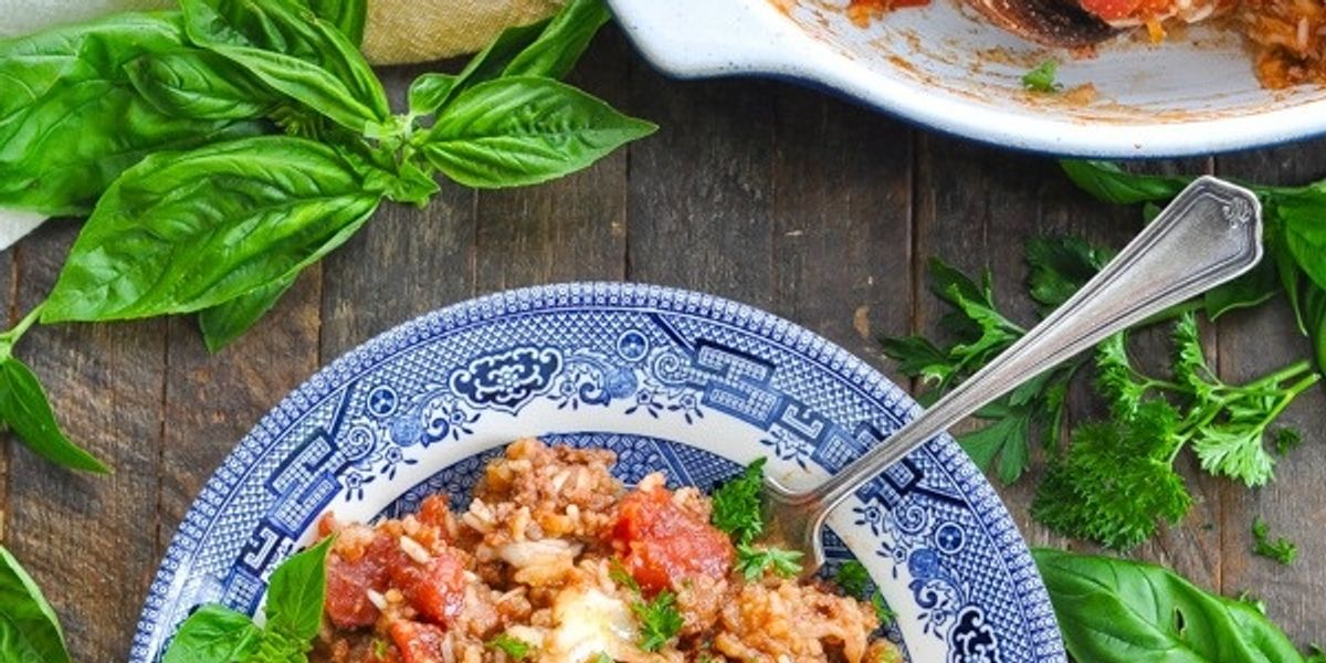 DumpandBake Ground Beef and Rice Casserole My Recipe Magic