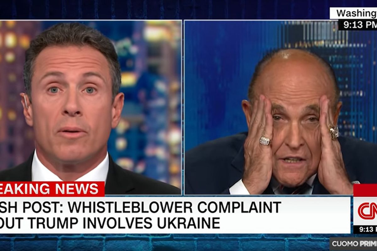 Rudy Sh*ts The Bed (Again)! Wonkagenda For Fri., Sept. 20, 2019