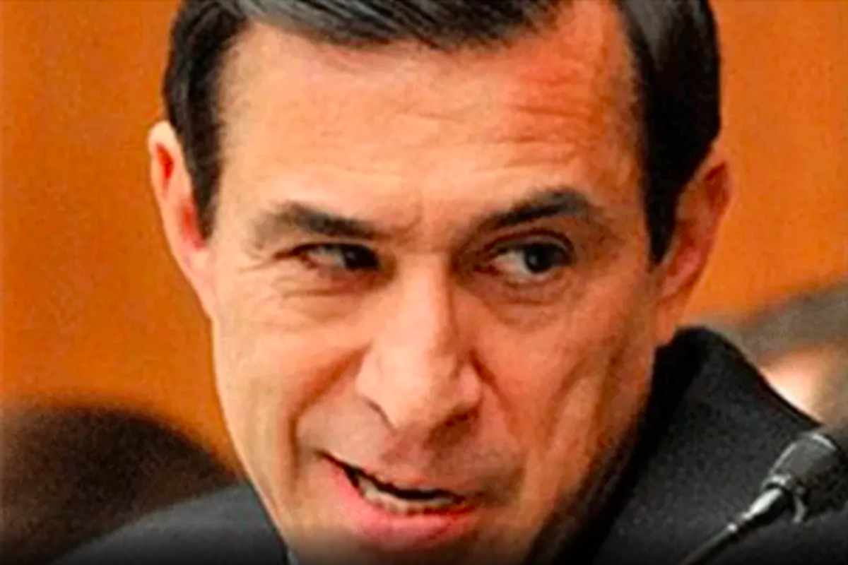 Darrell Issa's Nomination To Trump Trade Job Burns Down To The Ground