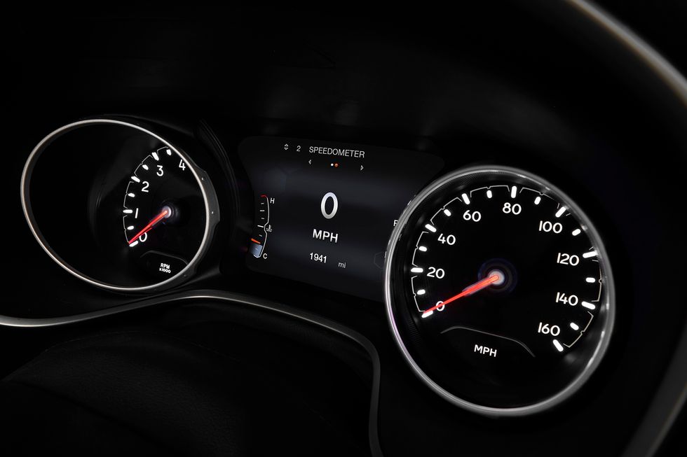 2020 Jeep Compass Limited Speedometer Screen Tachometer