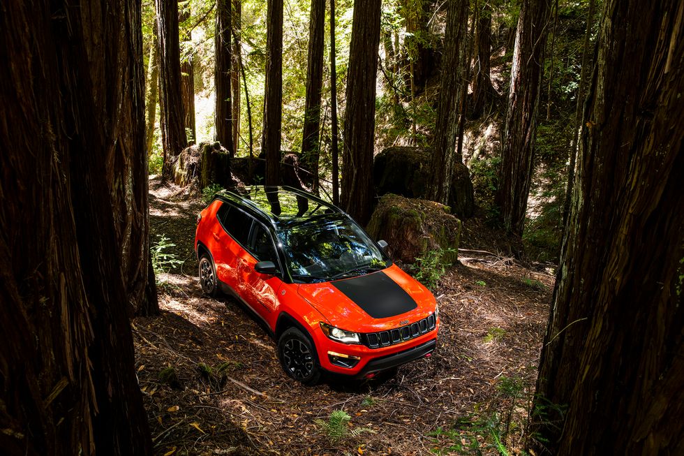 2020 Jeep Compass Trailhawk roof off road off-roading