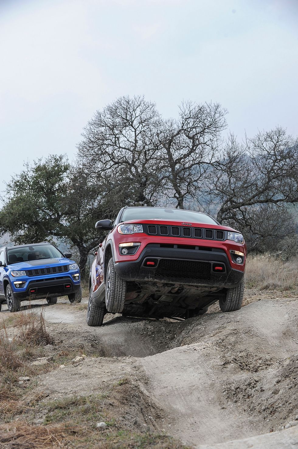 2020 Jeep Compass Trailhawk articulation trail off-roading off road