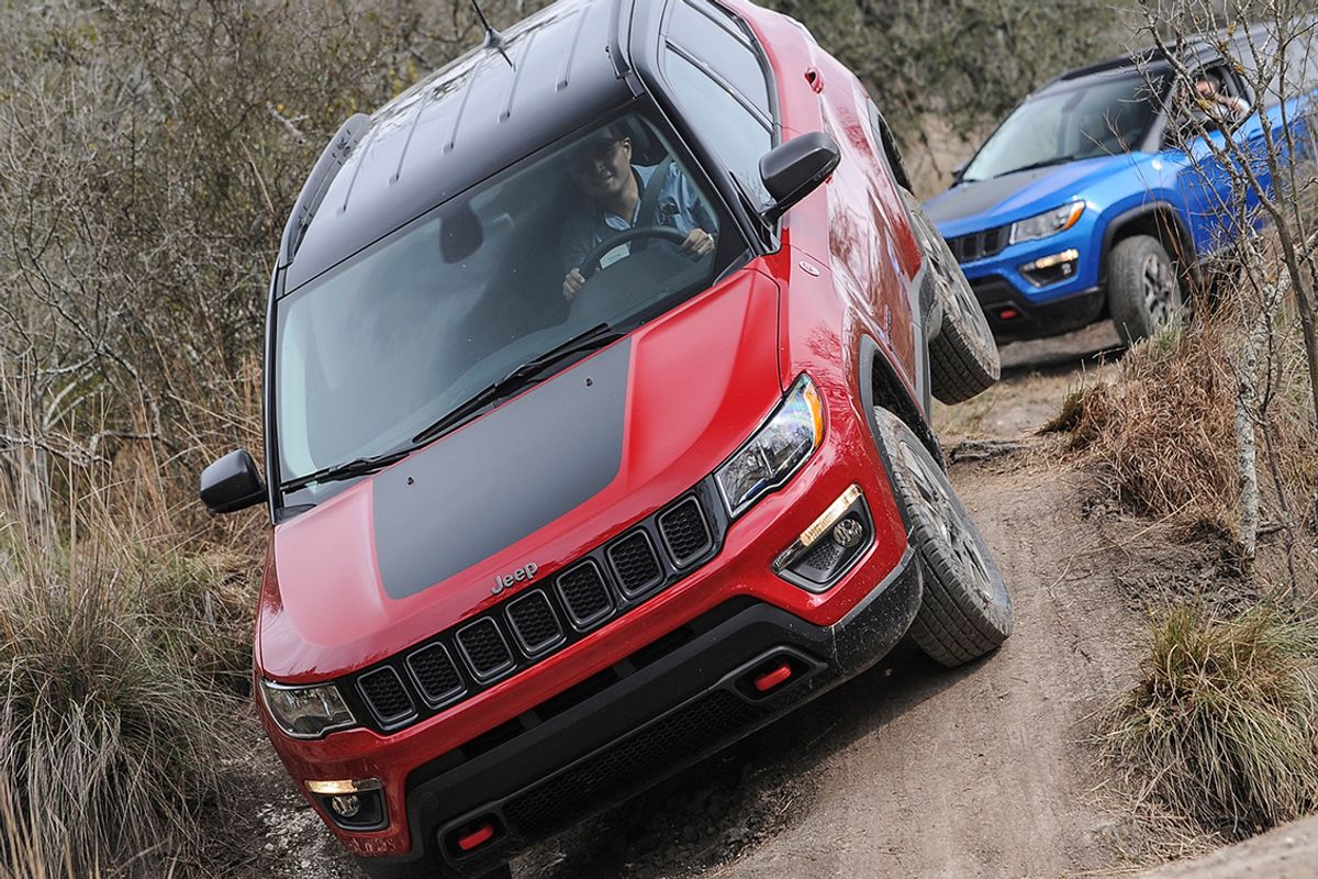 2020 Jeep Compass Trailhawk tow hooks grille wheels