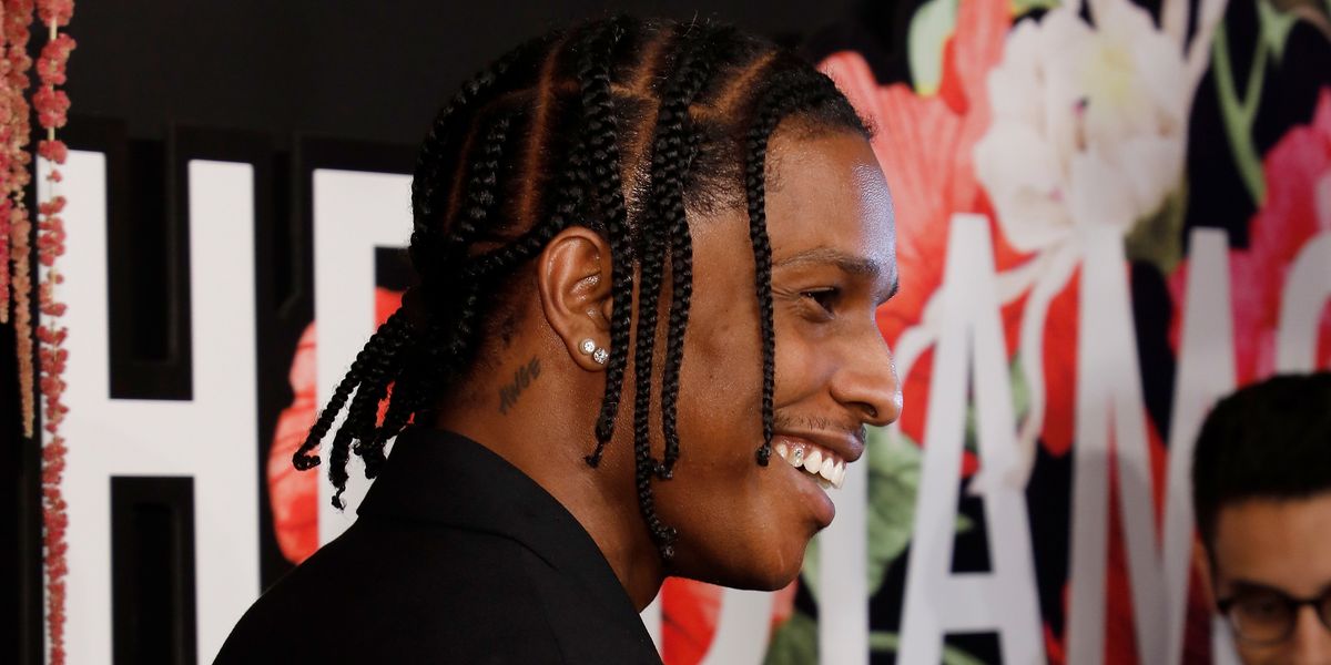 ASAP Rocky Has Gucci Logo Braided Into His Hair