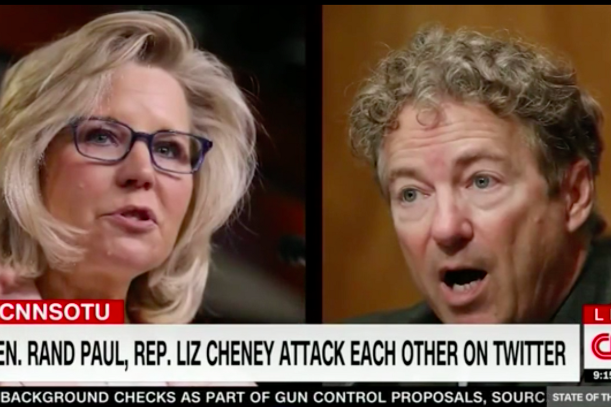 Rand Paul, Liz Cheney Hate Each Other, Are BOTH RIGHT