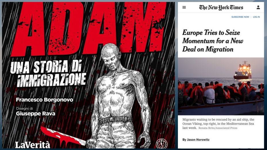 Anche il «Nyt» parla di «Adam», la prima graphic novel contro l'immigrazione